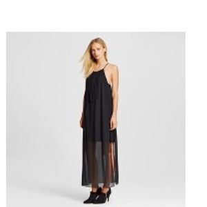 Tank dress with fringe